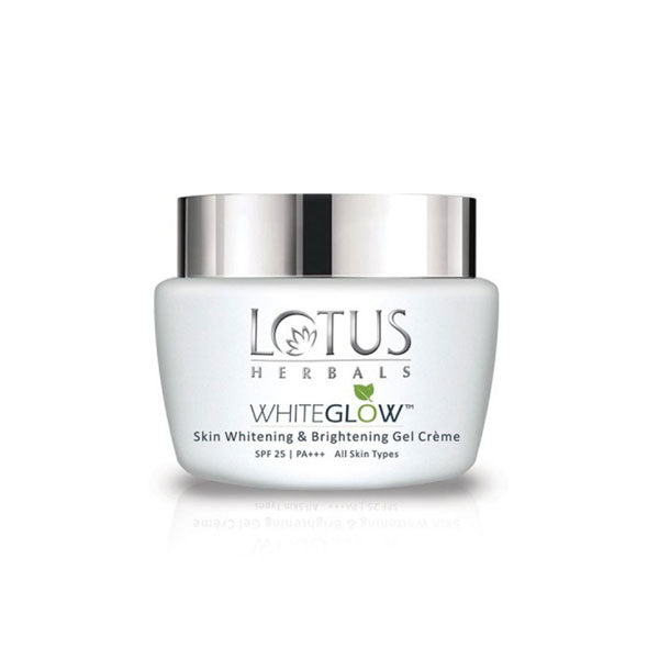 Lotus Herbals Whiteglow Skin Brightening Gel Cream Spf 25 Pa+++ 60gm