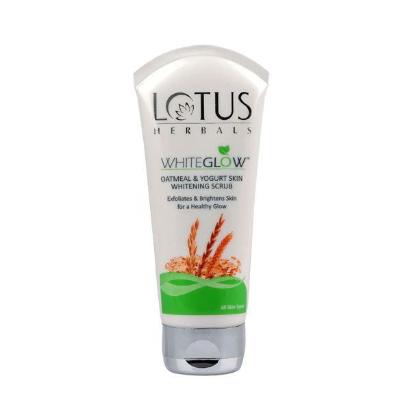 Lotus Herbals Whiteglow Skin Brightening Oatmeal & Yogurt Scrub 100gm