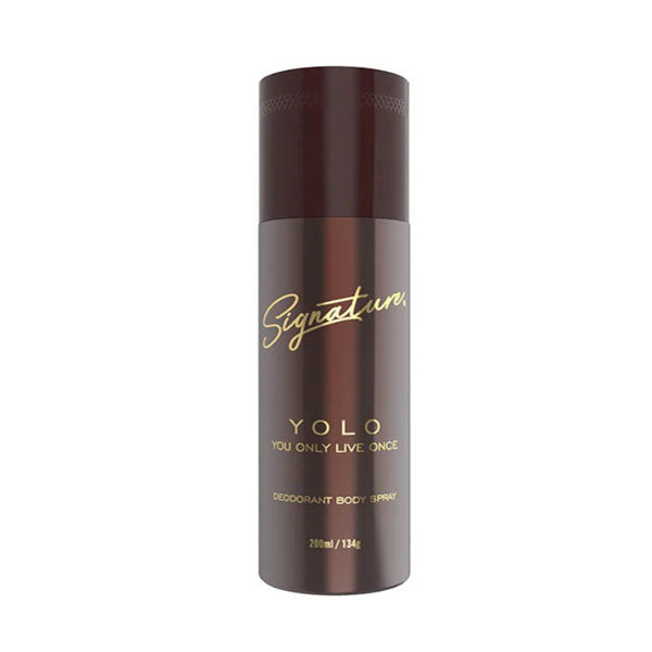 Signature Yolo Deodorant Body Spray Unisex